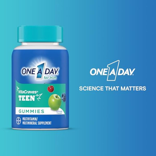 Gomas Multivitamínicas One A Day Teen For Him Gummy - Imagem 6