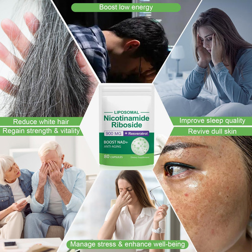 Daiasns Lipossômicos Nicotinamida Ribosídeo 900mg Resveratr - Imagem 6