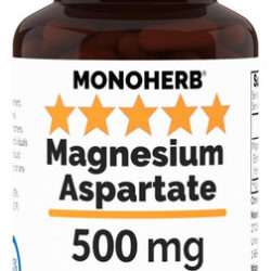 Aspartato De Magnésio 500 Mg Por Cápsula - 90 Cápsulas Veget