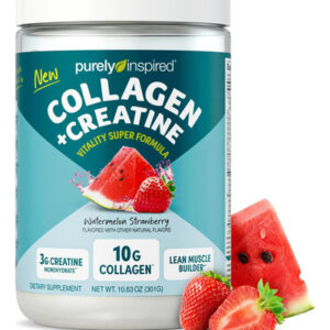 Colágeno E Creatina Em Pó Puramente Inspirados Melancia E M