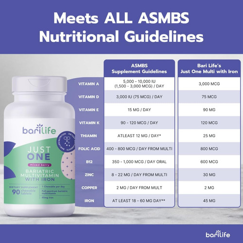 Bari Life Just One Mastigável Uma Vez Ao Dia Multivitamínic - Imagem 3