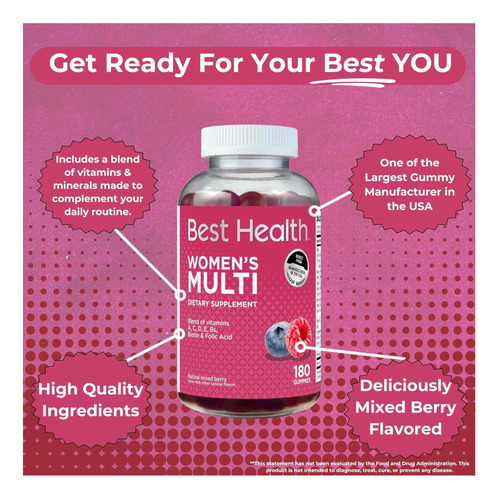 Gominhas Multivitamínicas Para Mulheres Com Vitamina A - Imagem 3