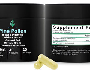 Cápsulas Holísticas De Pólen De Pinheiro De 500 Mg Fabricada