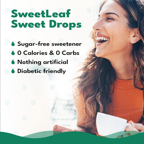 Sweetleaf Sweet Drops - Líquido Com Sabor De Estévia - Imagem 3