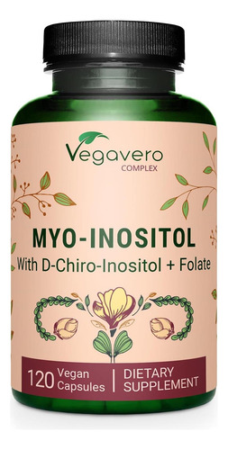 Vegavero Myo-inositol E D-chiro Inositol Equilíbrio Hormon