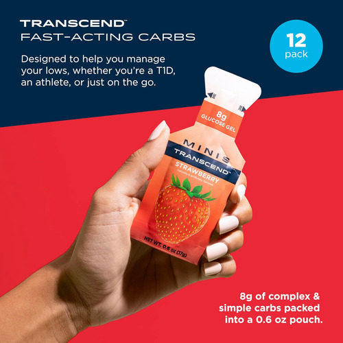 Transcend Foods Mini Gel De Morango (06 Oz Pacote De 12) S - Imagem 2