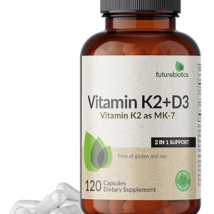 Vitamina K2 (mk7) Da Futurebiotics Com Suplemento D3