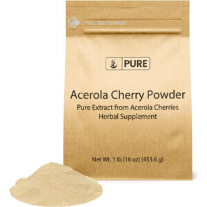 Ingredientes Originais Puro Acerola Cereja Em Pó 1lb Não-ogm
