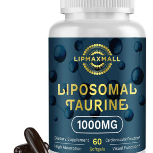 Suplemento De Taurina Lipossômica 1000mg Aminoácido De Alta