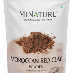 Máscara Facial Desintoxicante Vermelha Marroquina Em Pó De A