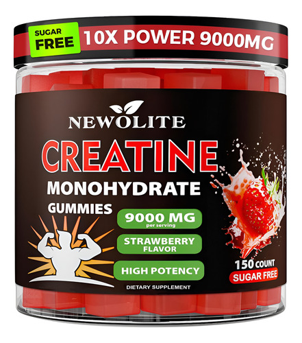 10x Resistência À Energia Creatina Monohidratada Gummies De