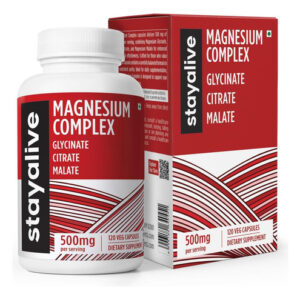 Fique Vivo Complexo De Magnésio Triplo 500 Mg De Glicinato