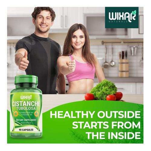 Cápsulas Wixar Naturals Cistanche Tubulosa - 50% EBrasilcosid - Imagem 7