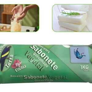 Glicerina 1kg Sabonete Vegano Barra Nossa Terra