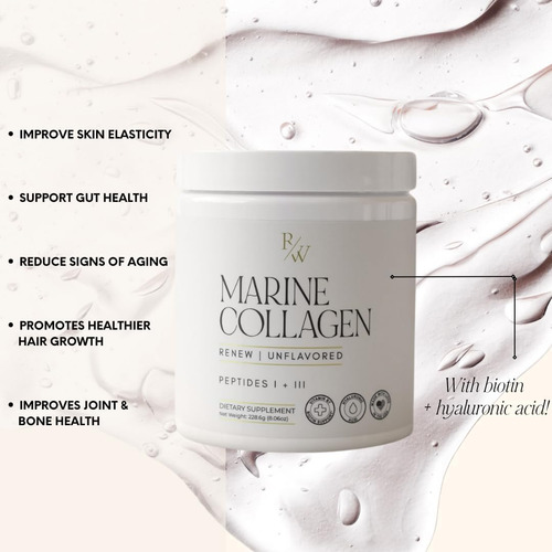 Rhs Wellness Renove O Colágeno Marinho Em Pó + Biotina E Áci - Imagem 5
