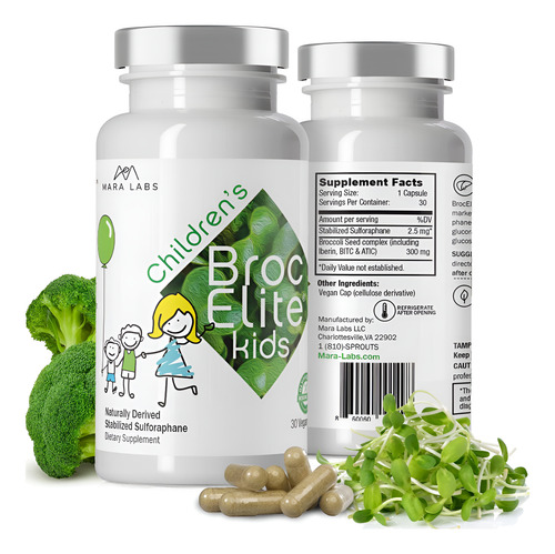 Mara Labs Broc Elite Kids Extrato Estabilizado De Sulforaf