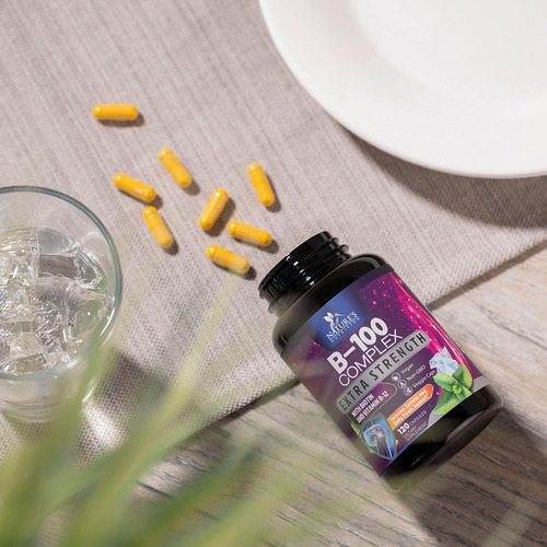 Suplemento Nature's Nutrition Super B Complex 120 Cápsulas - Imagem 9