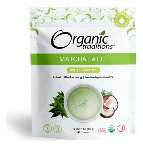 Matcha Latte Em Pó De Tradições Orgânicas Matcha Em Pó Orgâ