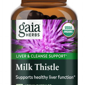 Gaia Herbs Milk Thistle - Suplemento Para O Fígado E Supleme