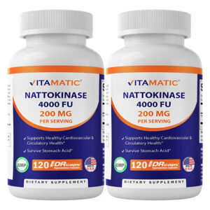 Vitamatic 2 Pacotes De Suplemento De Nattokinase 4.000 Porçõ