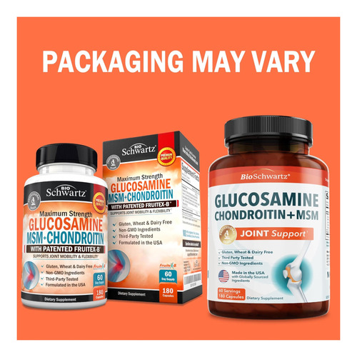 Suplemento De Suporte À Articulação De Glucosamina Msm De E - Imagem 2