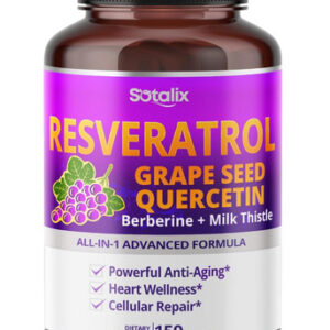 Resveratrol 24.000 Mg Com Semente De Uva + Quercetina Berber