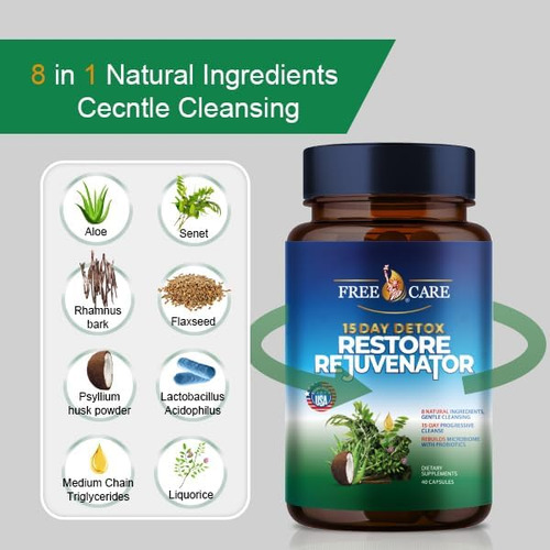 Freecare 15 Dias Cleanse Limpador De Vassoura De Cólon E De - Imagem 5