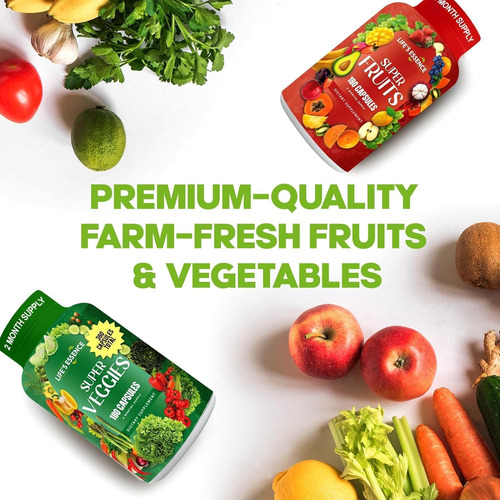 Suplemento De Frutas E Vegetais Lifes Essence - 360 Cápsulas - Imagem 7