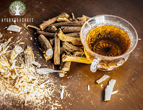 Ayurvedashree Yashtimadhu Pó 100 Gm Natural Mulethi Em Pó - Imagem 2
