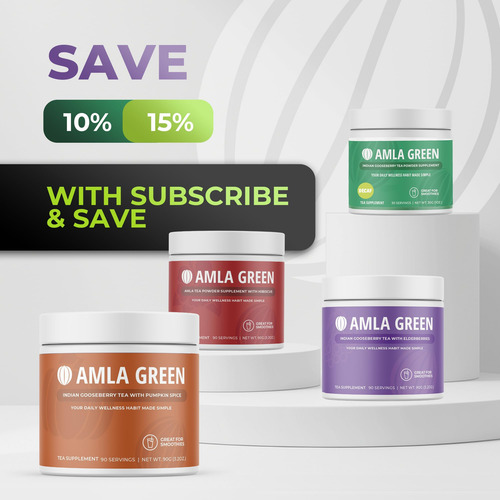 Suplemento Amla Green Tea Immunity Blend 30 Porções - Imagem 6