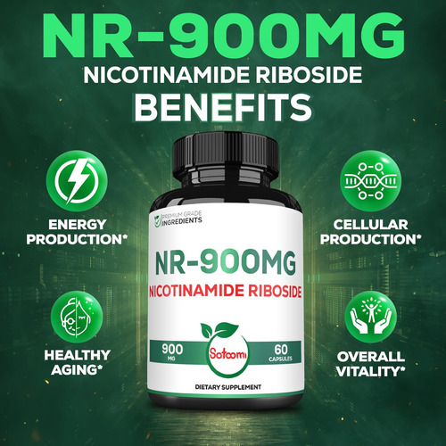 Satoomi 900mg Nad+ Suplemento Com Ribosídeo De Nicotinamida - Imagem 5