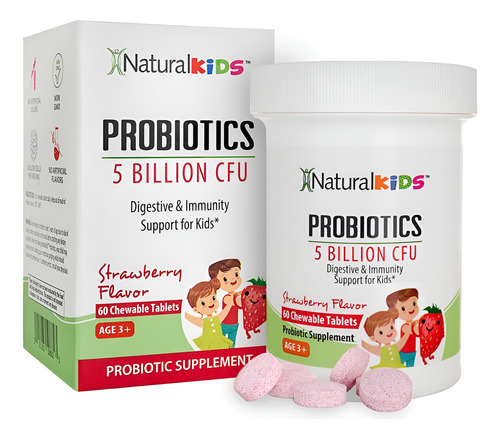 Naturalkids Kids Probióticos Mastigáveis ??para Saúde Digest