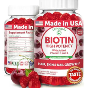 Lunakai Usa Fez Gomas De Biotina 5000mcg Com