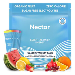 Nectar Energy Booster Cafeína Orgânica B12 E Eletrólitos
