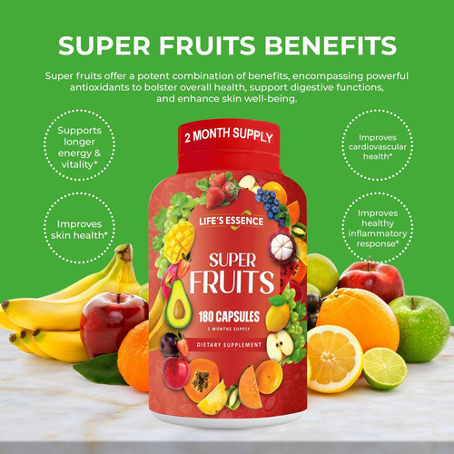 Suplemento De Frutas E Vegetais Lifes Essence - 360 Cápsulas - Imagem 2