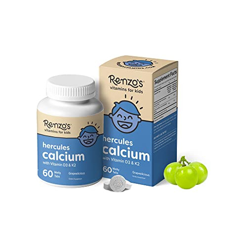 Reno's Hercules Calcium Cálcio Com Vitamina D3 E K2 Ve - Imagem 2