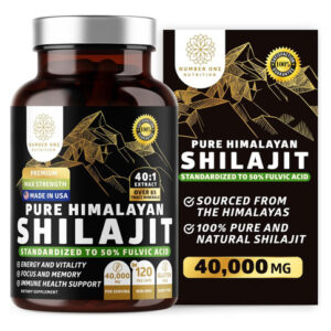 Suplemento Puro De Shilajit Do Himalaia Para Homens E Mulher