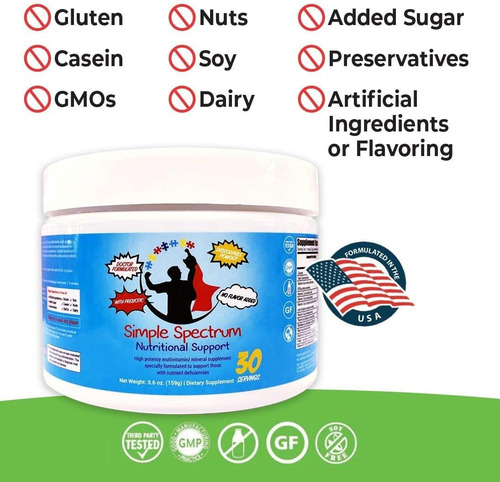Suplemento Vitamínico De Espectro Simples Com Suporte Sem Ni - Imagem 3