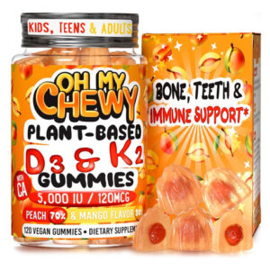Oh My Chewy Gomas De Vitamina D3 K2 Para Crianças E Adultos