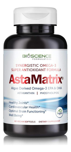 Ômega-3 De Algas Dha/epa Astaxantina E Fosfolípidos