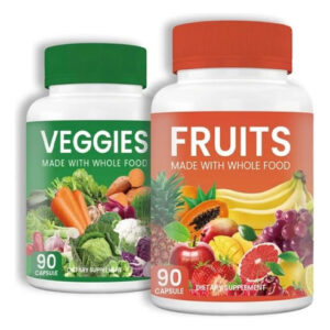 Frutas De Superalimento E Vegetais Supplência Com Ingredient