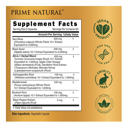 Musgo Natural 3000mg E Óleo De Semente Negra - Imagem 7