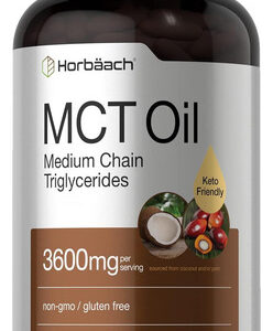 Comprimidos De Óleo Horbäach Keto Mct 3600mg 300 Cápsula