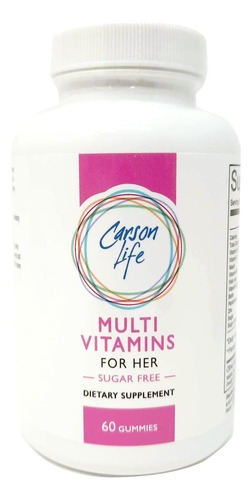 Gomas Multivitamínicas Femininas Carson Life - 60 Gomas Mast