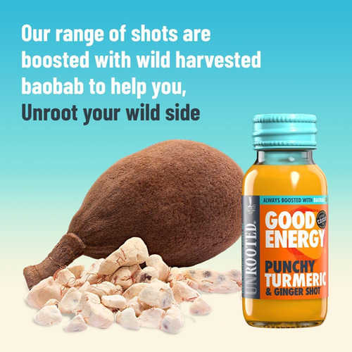 Unrooted Good Energy Shot (pacote Com 12 Cúrcuma Forte) - S - Imagem 3