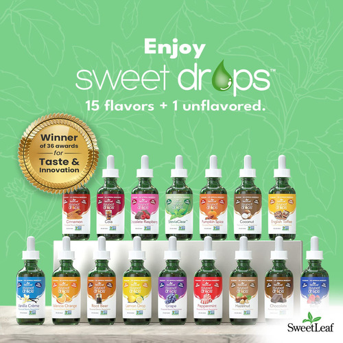 Sweetleaf Sweet Drops - Líquido Com Sabor De Estévia - Imagem 8