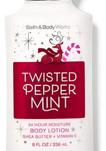 Bath & Body Works Peppermint Twisted 24 Hour Body 8 De