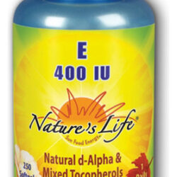 Vitamina E D-alfa E Tocoferóis Mistos 400 Ui 250 Cápsulas Ge