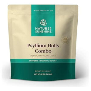 Combinação Nature's Sunshine Psyllium Hulls 11 Onças
