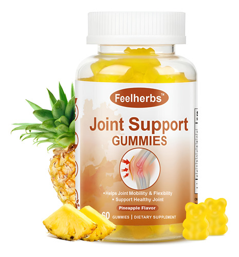 Feelherbs Natural Joint Apoio Gummies For Women & Men E De E
